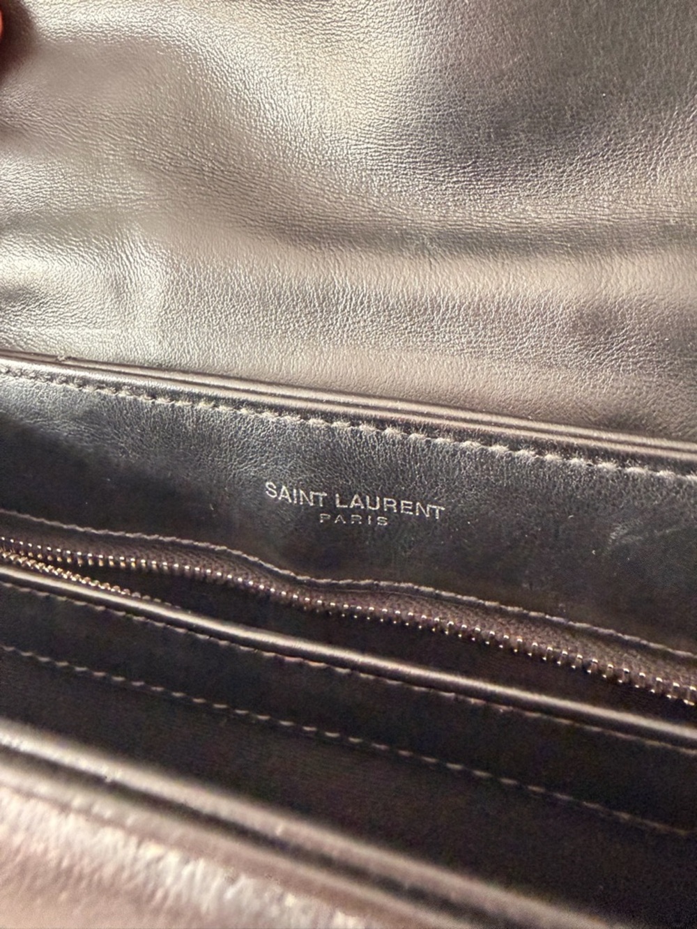 Saint Laurent Black Lambskin Loulou toy bag with Silver hardware - Picture 7 of 11